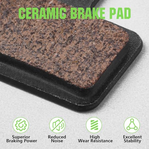 Ceramic Bike Brake Pads - 4 Pairs for Tektro & Shimano Models