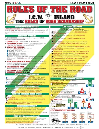 Boating Navigation Chart #2 - Waterproof Reference Guide