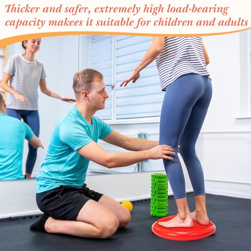 Libima 4 Pcs Wiggle Seat Cushions for Kids - Inflated Balance Discs in Vivid Color