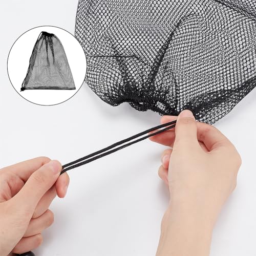 10 Pack Mesh Drawstring Bags 10x12 inch Portable Storage for Travel & Outdoor Activities