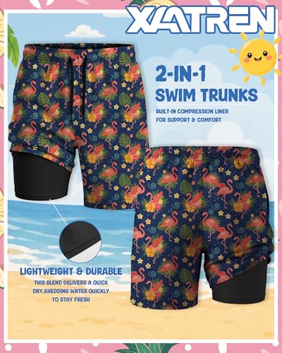 Boys Quick Dry Swim Trunks - Lightweight & Comfortable