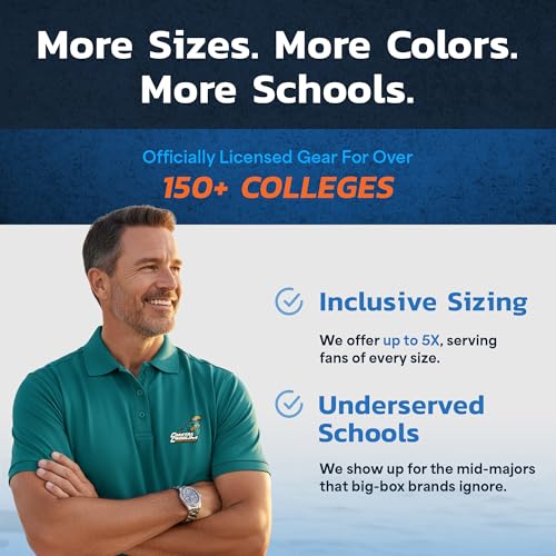 Men's Moisture-Wicking Golf Polo Shirt - Texas St Sport Gray - X-Large