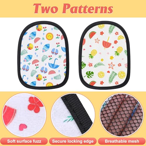 Beach Theme Sand Wipe Off Mitts - 2 Pcs Sand Remover