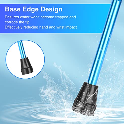 Supregear Black Rubber Cane Tips Set of 2 - Heavy Duty Replacement for Walking Canes 3/4 Inch