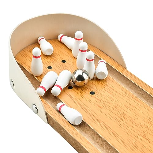Mini Tabletop Bowling Game Set - Fun Indoor & Outdoor Game