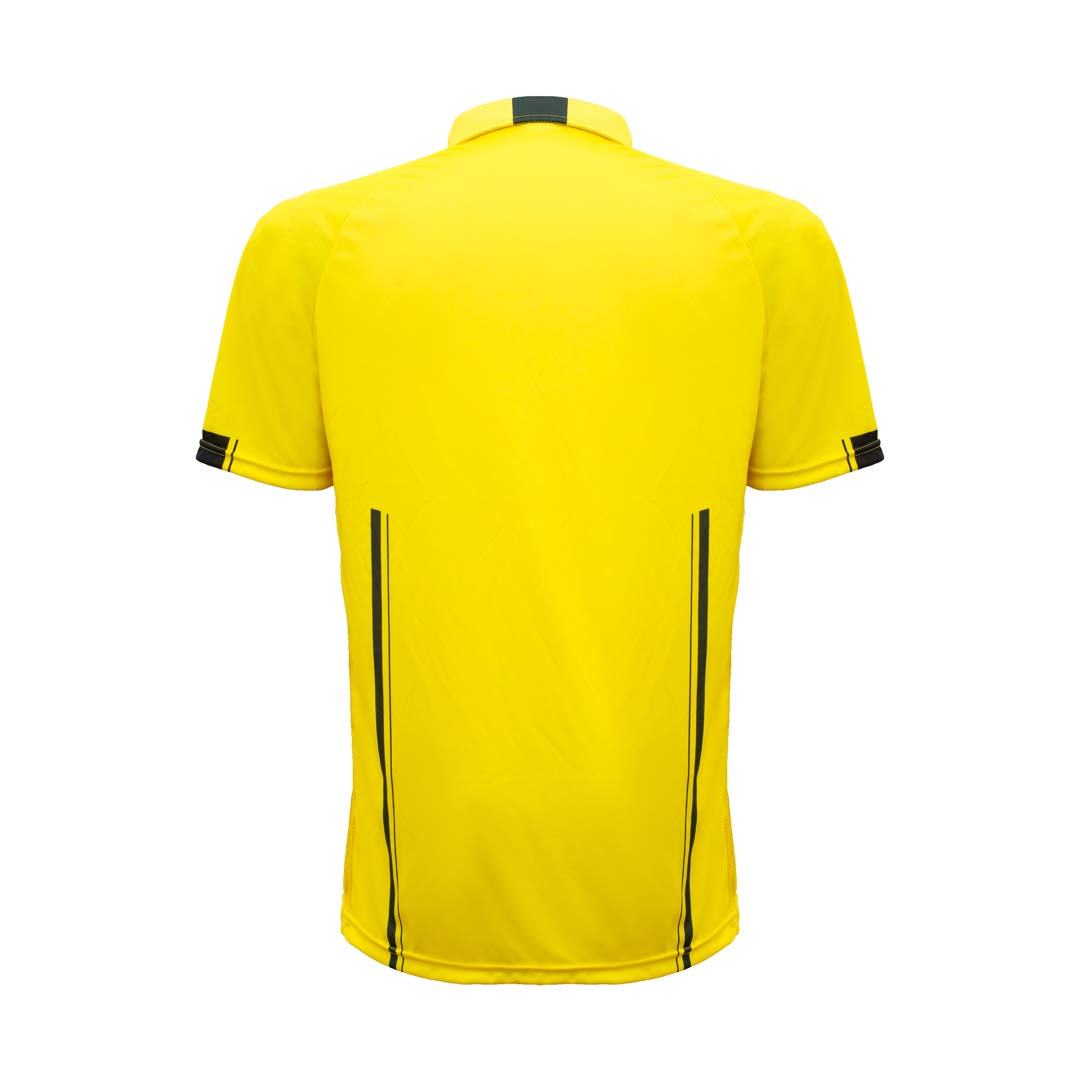 New! 2018 Soccer Referee Jersey (2018 Yellow, Adult Large)