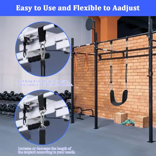 Fitness Cable Pulley Strap for Tricep Extension - Durable Nylon