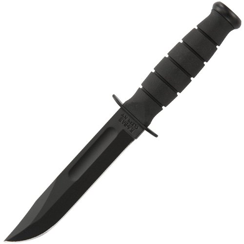 Ka-Bar Short Black Straight Edge Knife
