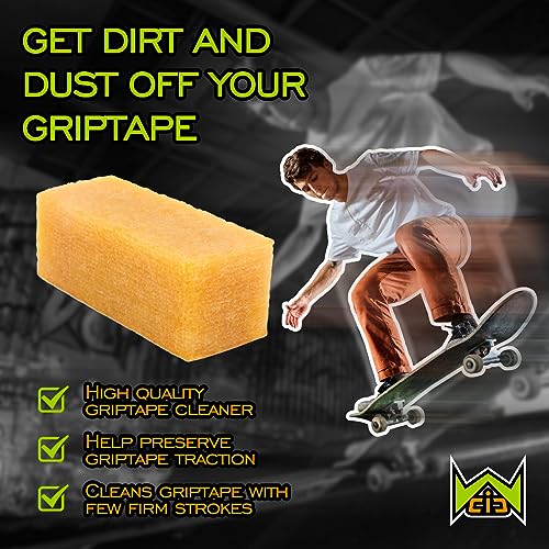 Skateboard Grip Tape Cleaner Stick - Rubber Eraser Bar