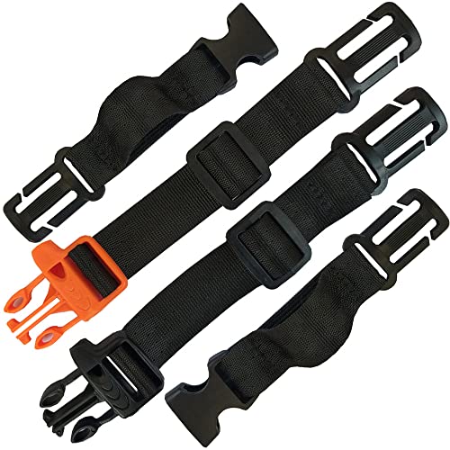 HDHYK 2 Pack Backpack Chest Strap Nylon Webbing Adjustable Sternum Belt