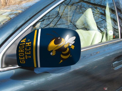 Georgia Tech Small Mirror Cover - Stylish Team Colors