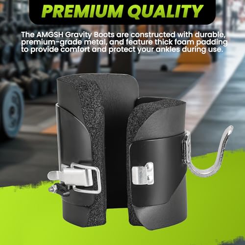 Inversion Boots for Core Fitness - Gravity Boots with 2 Hooks