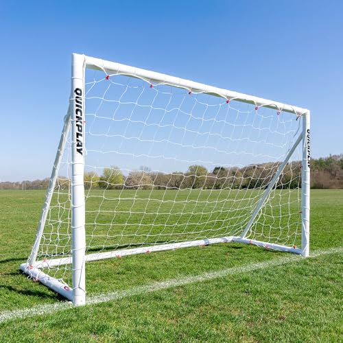 Portable Soccer Goal - 30 Second Set-Up, 8 x 5' Weatherproof Design