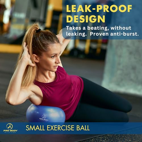 9-Inch Pilates Ball - Anti-Burst Exercise Ball for Rehab & Yoga