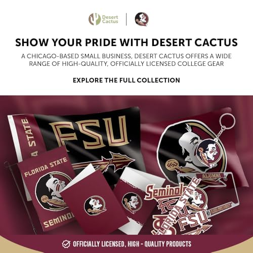 Florida State University Paper Plates - 20 Count, 9 Inch Round