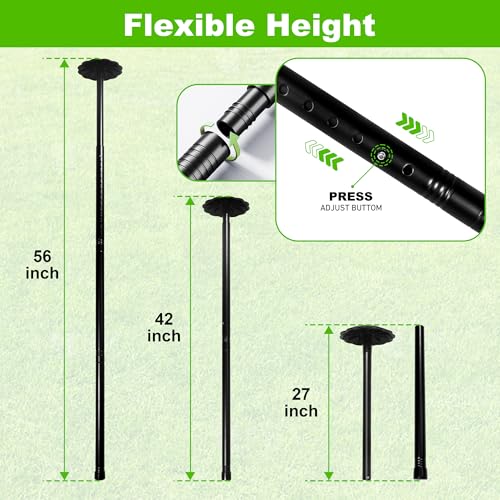 Adjustable Golf Travel Support Pole - Alloy Steel Telescopic Rod for Club Protection