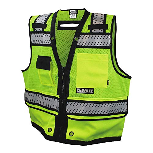 Dewalt DSV521-M Class 2 Heavy Duty Surveyor Vest, Medium, One Size