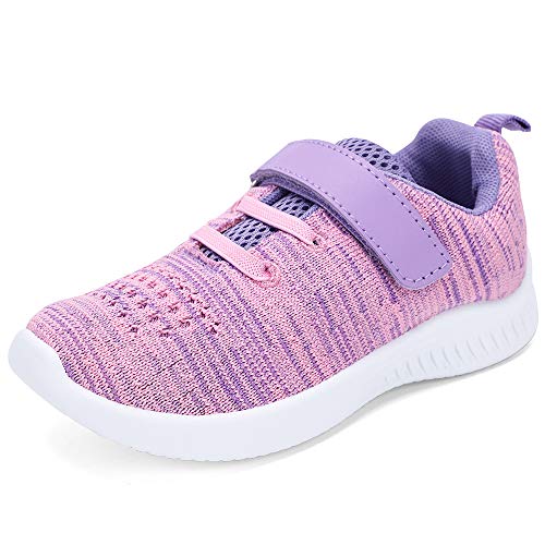 NERTEO Toddler Kids Shoes Running Sneakers Purple/Pink 12 Little Kid