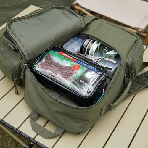 Fishing Tackle Storage Bags - Water-Resistant, Large Capacity (2 Pcs)