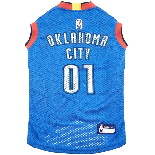 Oklahoma City Thunder Dog Jersey - Large Basketball Tank Top
