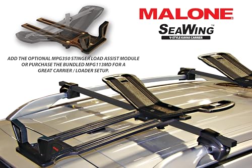 Universal Kayak Carrier Roof Rack with Bow & Stern Tie-Downs