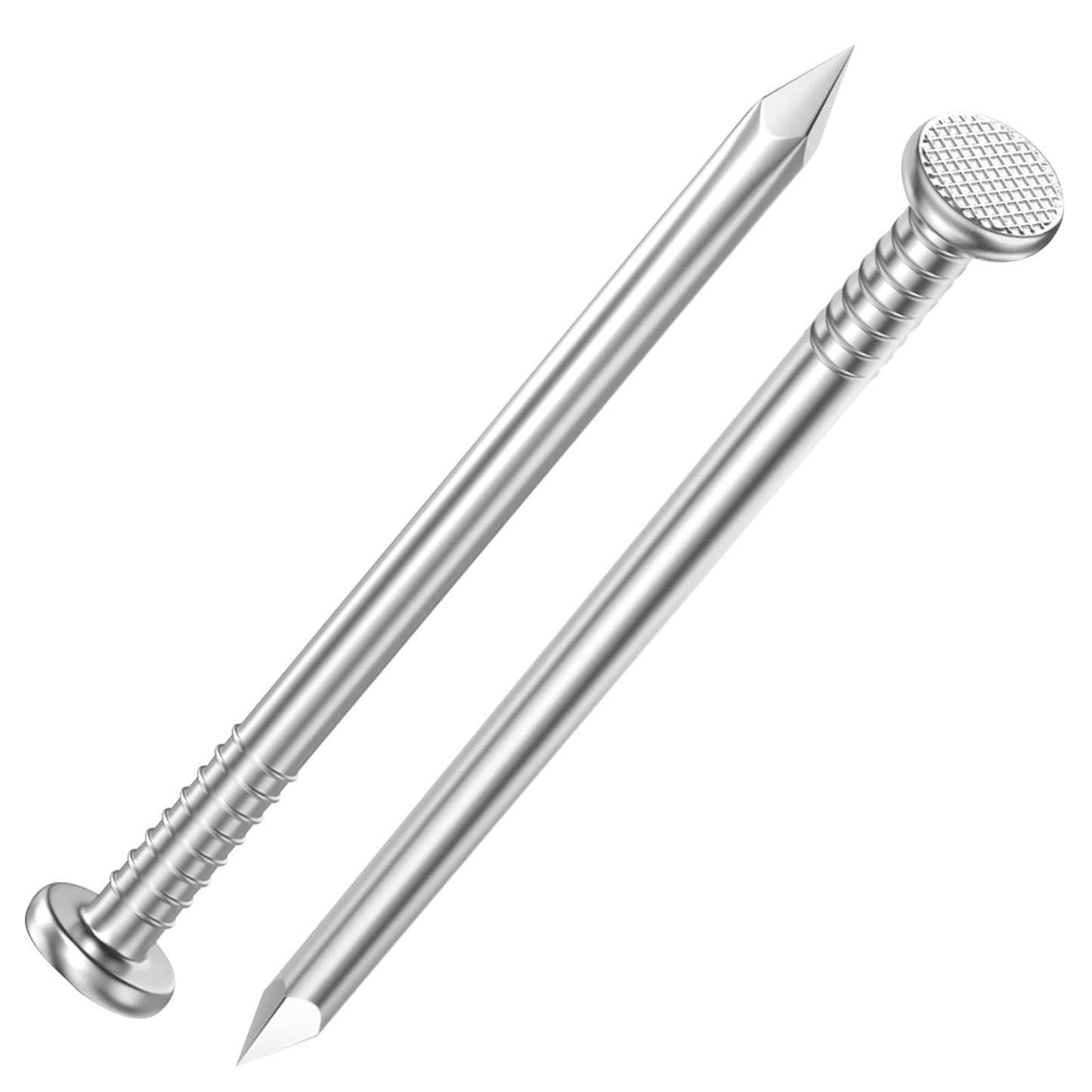 BNUOK 2 inch Hardware Nails, (150pcs) 1 lbs Stainless Steel Nails, Nails for Hanging Pictures, Small Nails, Wall Nails, Wood Nails