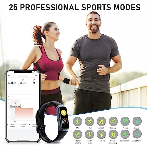 Fitness Tracker with Heart Rate, Blood Pressure & Sleep Monitor