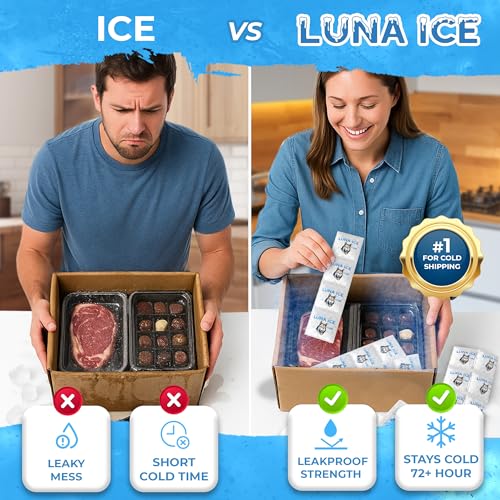 Reusable Dry Ice Packs for Shipping - 1.5 lb Small - 24 Pack