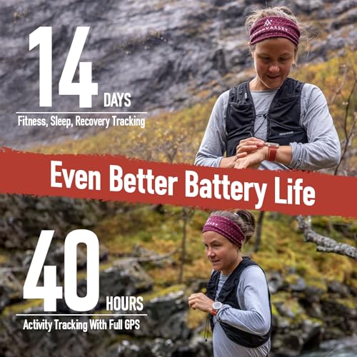 APEX 2 Outdoor GPS Watch - 1.2" Sapphire Glass, Heart Rate Monitor