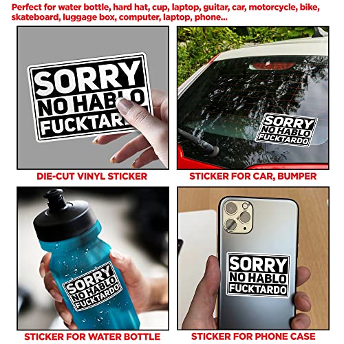 Funny Spanish Offensive Saying Sticker - 2x2 Waterproof Vinyl Decal