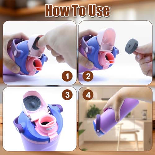 2pcs Silicone Water Bottle Stopper Replacement for 30oz 40oz Tumblers - Gray