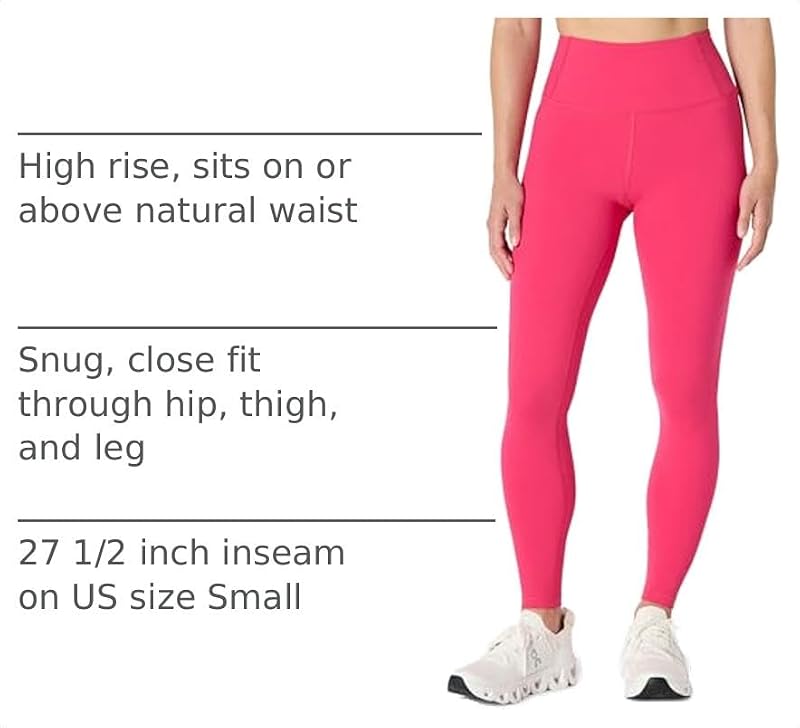 High Waist Capri Workout Leggings - Hot Pink, X-Small