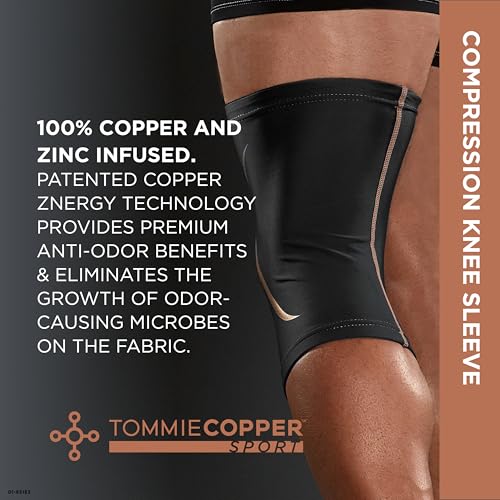 Knee Compression Sleeve - 15-20 mmHg Support, L/XL Size