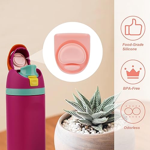 Silicone Replacement Stoppers for Owala FreeSip Bottles - Pink
