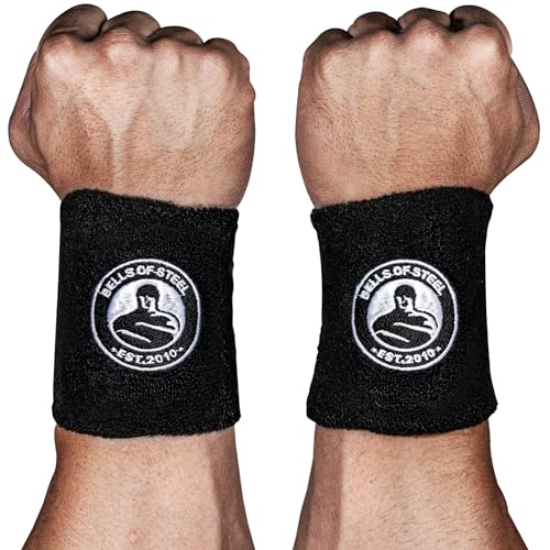 Kettlebell Wrist Guards - Shock Absorbing Sweatband Pair