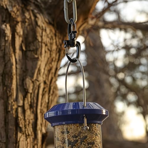 Nite Ize S-Biner Hook 'N Hold S-Hook, Stainless Steel S-Hook with Clip, Holds Keys Tumblers and More, Small 2 Pack