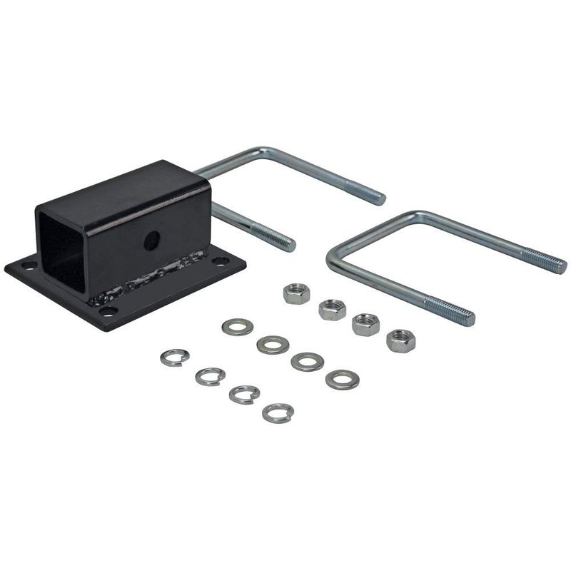 Quick Products QPERBAB Economy Bolt-On RV Bumper Adapter for 4" x 4" Bumper - 2" Receiver, 200 lbs. Tongue Weight Capacity
