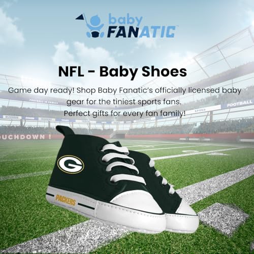 NFL Baby Pre-Walker Shoes, Soft High Top Sneakers for 0-6 Months