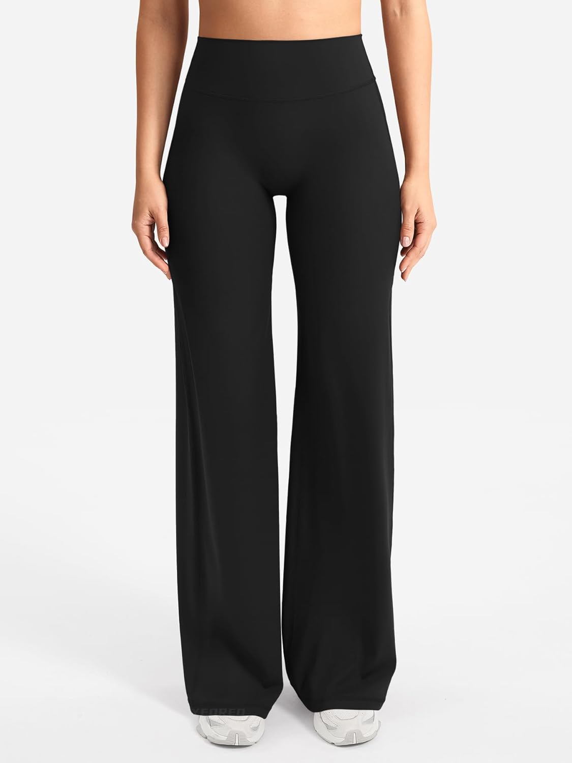 YEOREO High Waist Cargo Leggings - Straight Leg Workout Pants with Pockets for Women