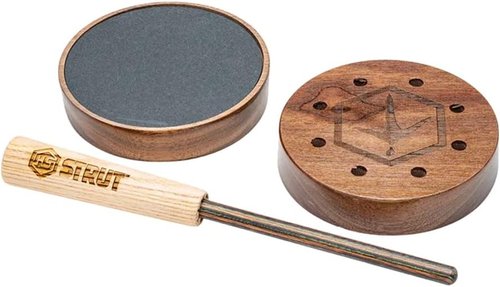Hunters Specialties HS Strut Turkey Pot Call - American Kiln-Dried Walnut Wood | Premium Sound Quality