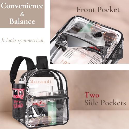Clear Stadium Approved Backpack - Waterproof PVC See-Through Bag