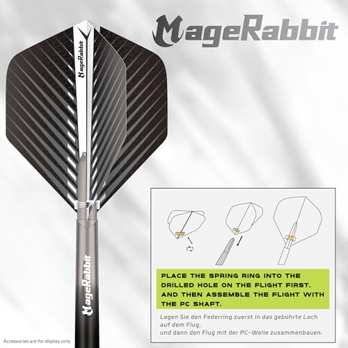66-Piece Dart Flight Set - Standard Shape, Durable & Aerodynamic