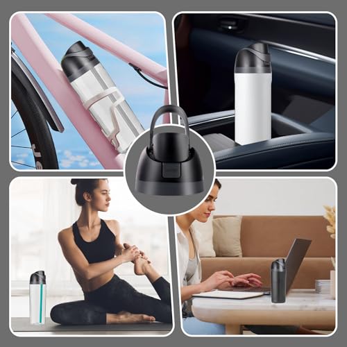Replacement Lid for Owala Freesip Water Bottles - Black