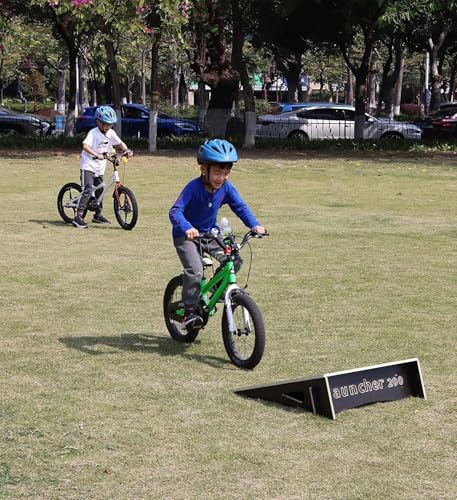 Kids Jumping Ramp for Skateboard, Bike, Scooter, BMX - Black