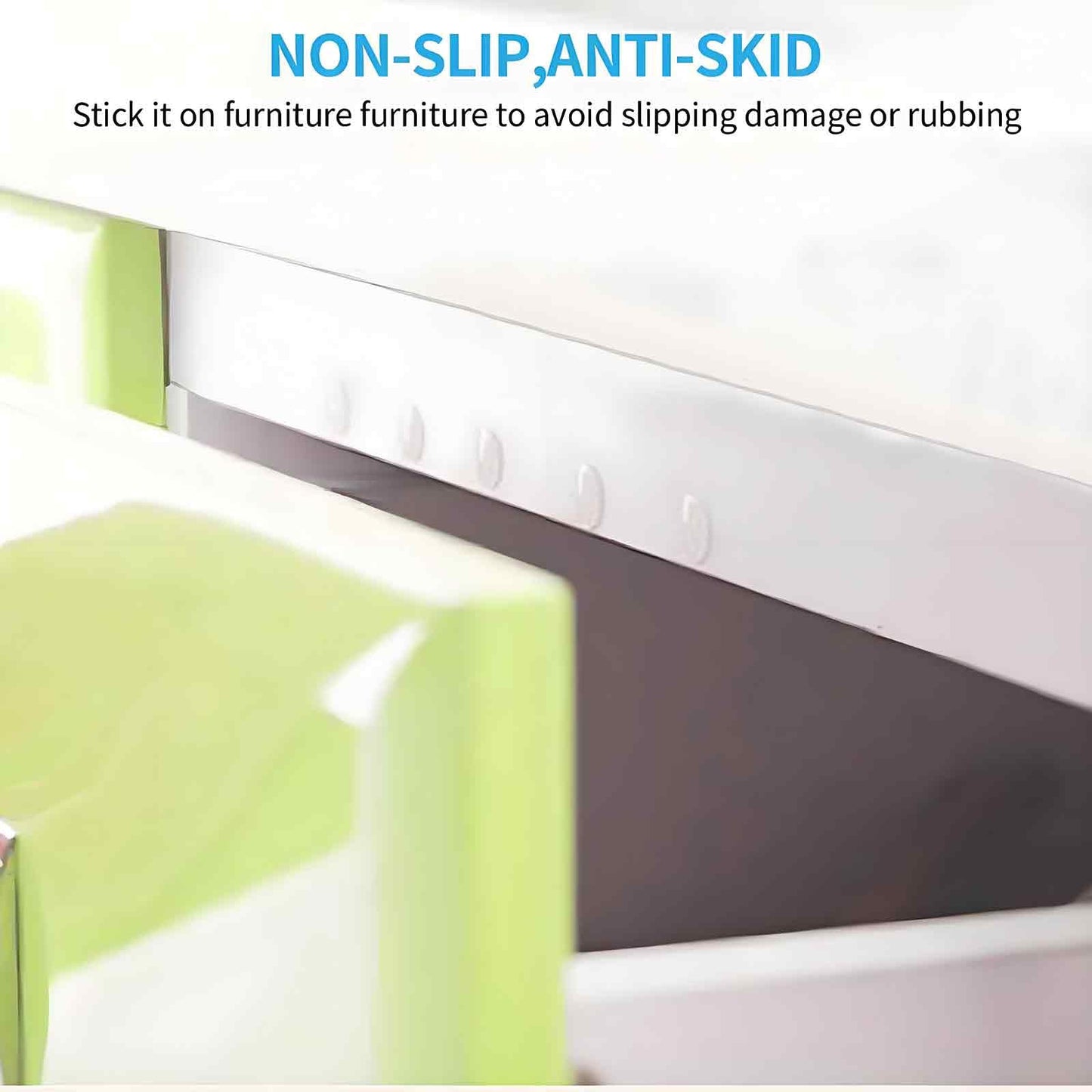 PASDUCHAS 800 PCS Cabinet Door Bumpers Clear Self Adhesive, Stoppers for Cabinets