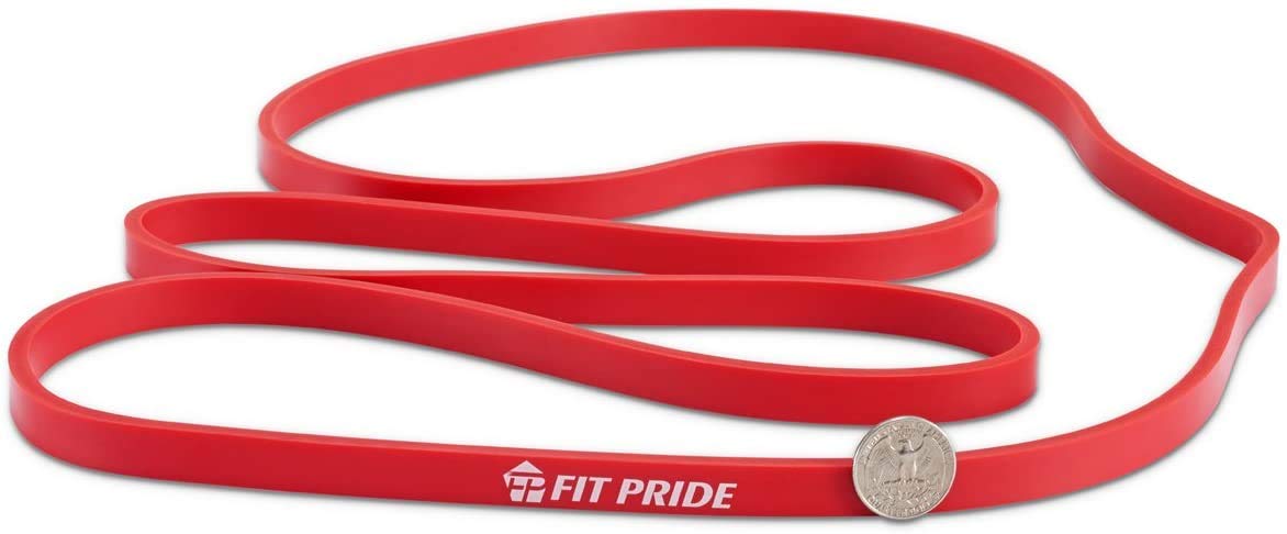 FIT PRIDE Resistance Band for Pull Up Exercise Stretchable Increase Mobility for Powerlifting Great for Workout -Blue