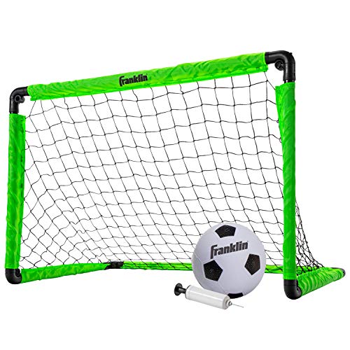 Mini Soccer Goal Set with Ball & Pump - Green, 36" x 24"