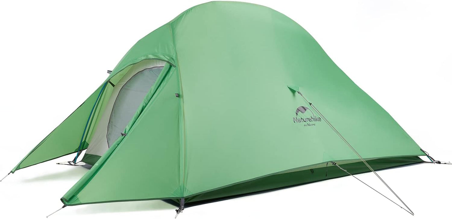 Naturehike Cloud-Up 2 Person Tent - Lightweight Ultralight Backpacking Tent with Footprint | Free Standing Design