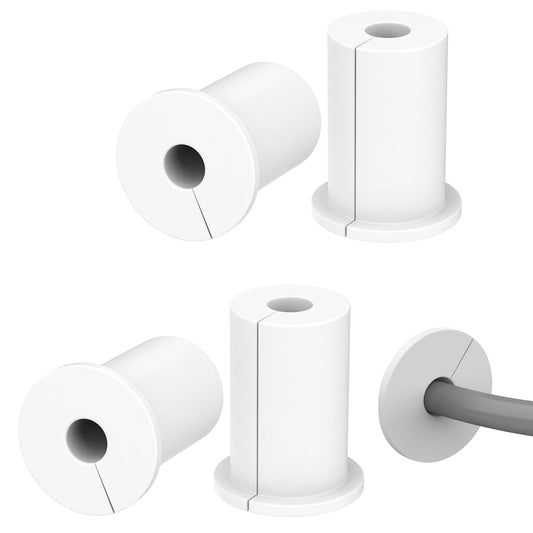 4PCS White 3/4inch starlink Wall Cable Pass Through Bushing Grommets Accessories (4PCS White Starlink Grommets)