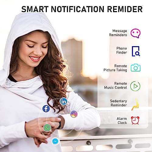 Fitness Tracker with Heart Rate, Blood Pressure & Sleep Monitor
